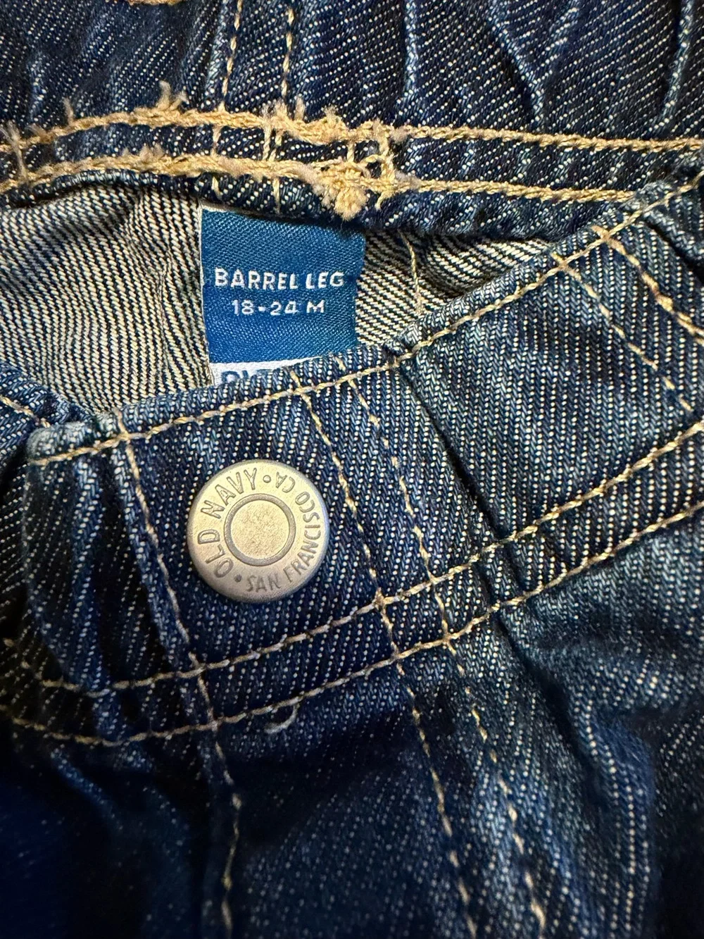 Set of 3 Old Navy Denim Pants 12-18 month